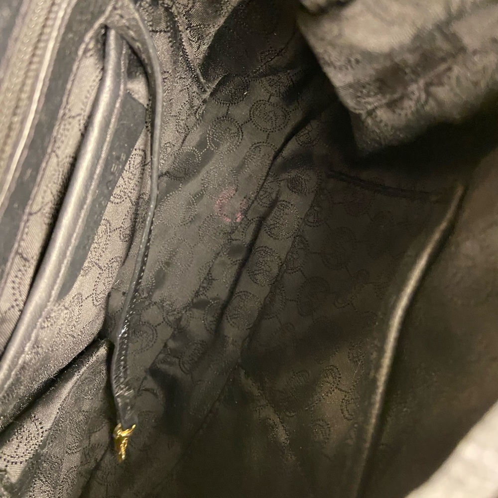 Michael Kors Pebbled Leather Hobo Shoulder Bag – Black - Picture 8 of 11